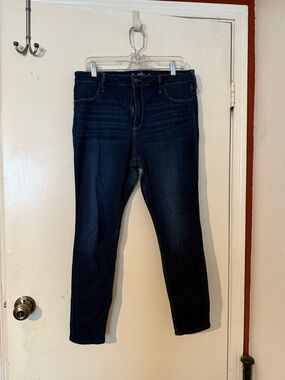 Hollister Deep Indigo Mid-Rise Skinny Jeans for Women